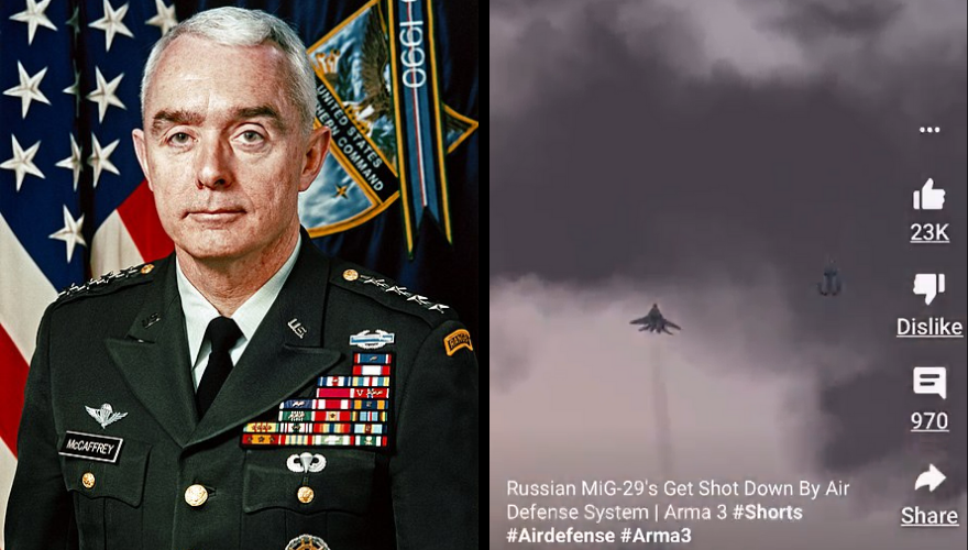 Four Star General Shares Video Game Footage as Proof Ukraine Air Defense is 'Formidable'