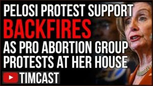 Pelosi Support Of Abortion Protests At SCOTUS Homes BACKFIRES, Protesters Descend On Pelosi's House