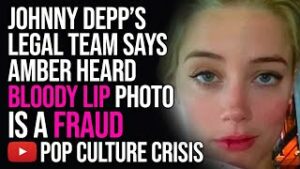 Johnny Depp's Legal Team Says Amber Heard Bloody Lip Photo is a FRAUD