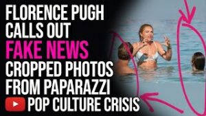 Florence Pugh Calls Out FAKE NEWS Cropped Photos From Paparazzi