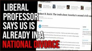 Liberal Professor Says US Peaceful Divorce Is Happening NOW