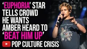 'Euphoria' Star Tells Crowd He Wants Amber Heard to 'Beat Him up'
