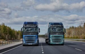 Volvo Debuts Hydrogen-Powered Trucks With a 620-Mile Range