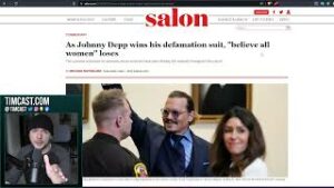 MeToo Is Officially DEAD, Woke Corporate Press PANICS Over Amber Heard Losing To Johnny Depp
