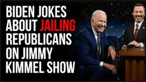Biden Jokes About Putting All The Republicans In JAIL On Jimmy Kimmel