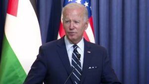 Biden Backs Two-State Solution Based on 1967 Borders For Israel, Palestine