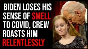 Biden Loses Sense Of Smell During Covid, Can't Sniff Kids Anymore, Crew Mocks Him Relentlessly