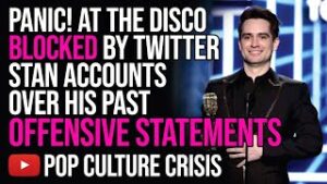 Panic! At The Disco Blocked by Twitter Stan Accounts Over His Past Offensive Statements