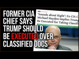 Former CIA Director Hayden Implies Trump Should Be Executed