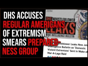 DHS Accuses Regular Americans Of Being Extremists, Smears Mike Glover's Preparedness Group
