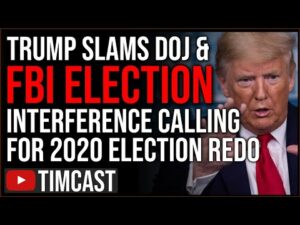 Trump DEMANDS 2020 Election Do Over OR To be Instated As President After 'FBI Election Interference'