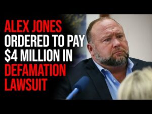 Alex Jones Ordered To Pay $4 Million In Defamation Lawsuit