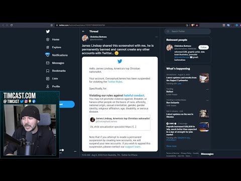 James Lindsay PERMANENTLY BANNED By Twitter, Florida Set To BAN Trans ...