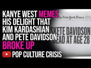 Kanye West Memes His Delight That Kim Kardashian and Pete Davidson Broke up