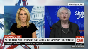 'It's A Risk': Treasury Secretary Janet Yellen Warns Of Higher Gas Prices This Winter
