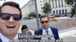 'Nobody Investigates You': Alex Stein Confronts Eric Swalwell Over His Relationship With Alleged Chinese Spy