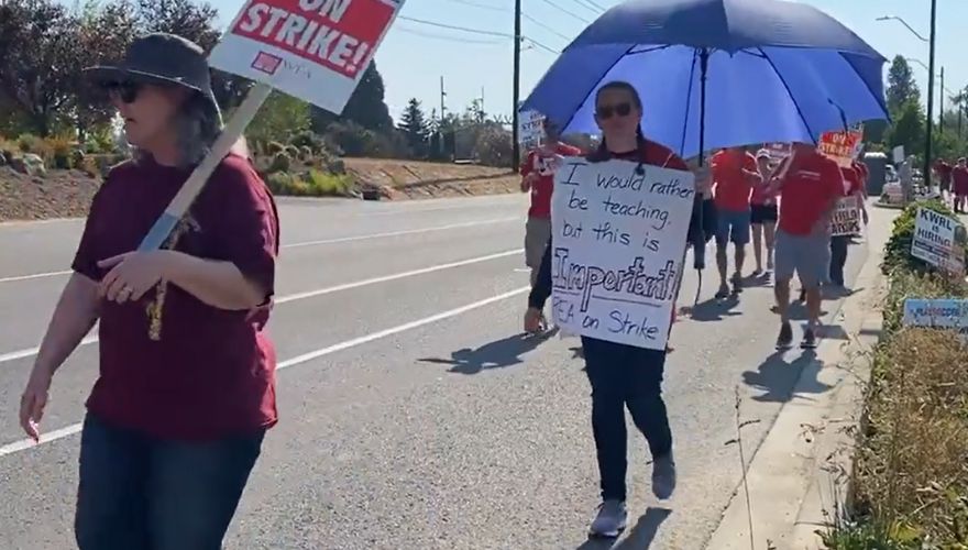 Teachers In Two Washington Cities Strike For Funding Increases TIMCAST