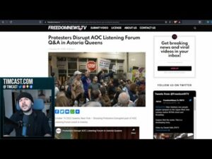 CHAOS At AOC Town Hall, Protesters SLAM AOC Over Crime And Woke Policy And SHE MOCKS THEM