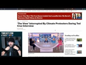 Leftists DISRUPT Ted Cruz On The View, Whoopi Goldberg Gets PISSED, Protesters Are HELPING The GOP