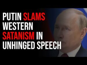 Putin SLAMS Western Satanism
