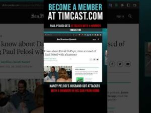 Timcast IRL - Paul Pelosi Gets Attacked With A Hammer #shorts