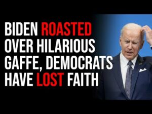 Biden Roasted Over Hilarious Gaffe, Democrats Have Even Lost Faith In His Brain