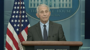 Fauci Says He 'Gave It All' In Final White House Briefing Before Departing NIAID