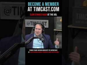 Timcast IRL - Elon Strikes Back At The ADL #shorts