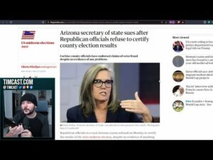 Katie Hobbs SUES After AZ County REFUSES To Certify Election, Deadline Passes And Uncertainty Reigns