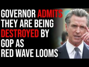 Democrats Panic, Governor Admits They Are Being Destroyed By GOP As Red Wave Looms