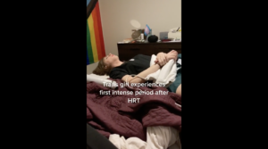 Critics Respond To Viral TikTok Video Of Transgender Person 'Experiencing' Menstrual Cramps