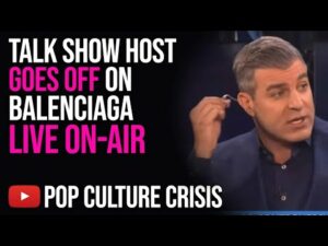 Talk Show Host Jeff Schroeder Takes Out Earpiece to Blast Balenciaga Live On-Air