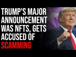 Trump's Major Announcement Was NFTs, Gets Accused Of Scamming, Announces Major Free Speech Policy