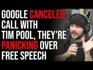 Google CANCELED Call With Tim Pool Over Section 230, They're Panicking Over Free Speech