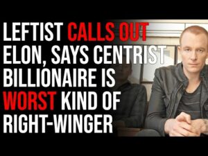 Leftist Calls Out Elon, Says Centrist Billionaire Is Worst Kind Of Right-Winger Proving Insanity