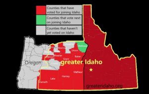 Oregon State Senator Files Bill to Let More Than Half of the State Secede and Join Idaho