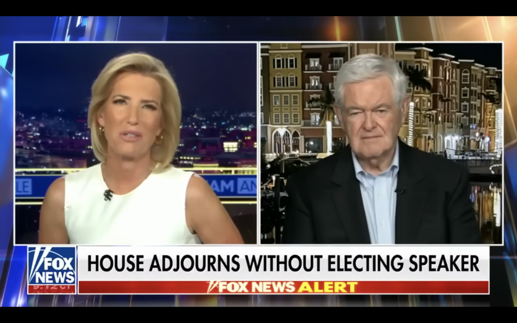 Gingrich Comments On House Republican Turmoil Following Speaker Votes
