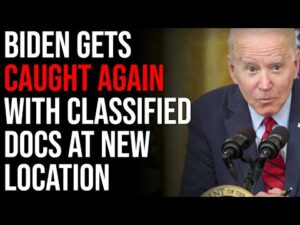 Biden Gets CAUGHT AGAIN With Classified Documents At New Location, LOCK HIM UP