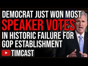Democrat Wins MORE VOTES For Speaker Than GOP McCarthy In HISTORIC Failure For Republicans