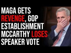 MAGA GETS REVENGE, GOP Establishment McCarthy Loses In Historic Speaker Vote Failure