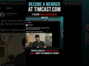 Timcast IRL - E-Celebs Weigh In On Crowder #shorts