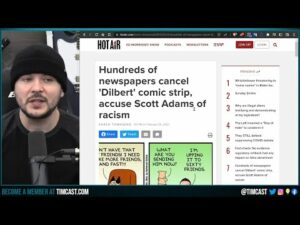 Scott Adams CANCELED, Warns Whites To FLEE From Black People, Dilbert DROPPED From Newspapers