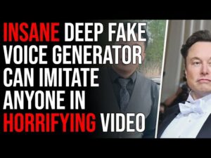 INSANE Deep Fake Voice Generator Can Imitate ANYONE In Horrifying Video