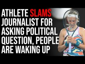 Athlete SLAMS Journalist For Asking Political Question, People Are Waking Up To Insane Media Lies