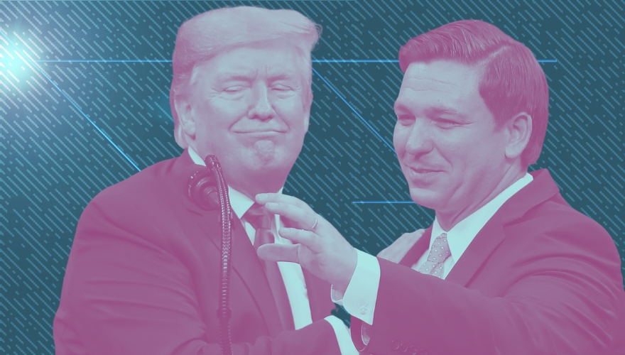 Trump Opens Up 30-Point Lead Over DeSantis In New Poll