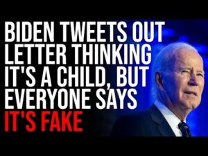 Biden Tweets Out Letter Thinking It's From A Child, But Everyone Says It's FAKE