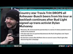 Budlight Trans Backlash GETS WORSE, Travis Tritt BOYCOTTS Busch Products, Says MANY Celebs Are Too