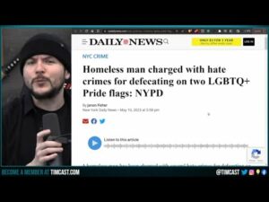 Leftists FURIOUS After Homeless man CRAPS On Pride Flag, DEMAND MAXIMUM Sentence, INSANE Hypocrisy