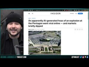 Pentagon ATTACKED In FAKE AI Image Causes MARKET PANIC, People DEMAND AI Regulation But IT WONT WORK