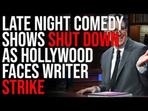 Late Night Comedy Shows SHUT DOWN As Hollywood Faces Writer Strike